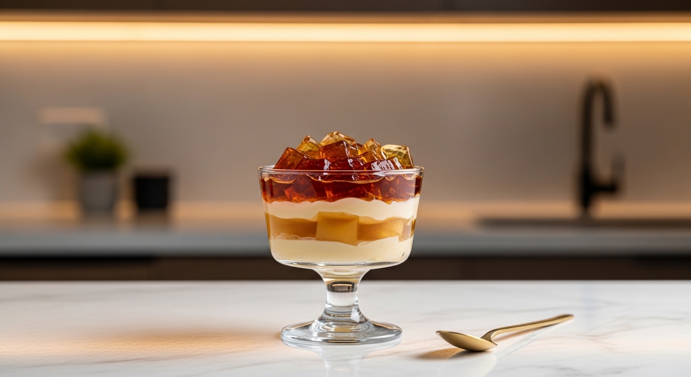 Gelatina de mosaico de tres leches